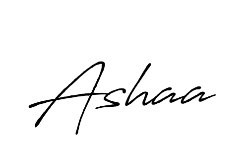 Ashaa stylish signature style. Best Handwritten Sign (Antro_Vectra_Bolder) for my name. Handwritten Signature Collection Ideas for my name Ashaa. Ashaa signature style 7 images and pictures png