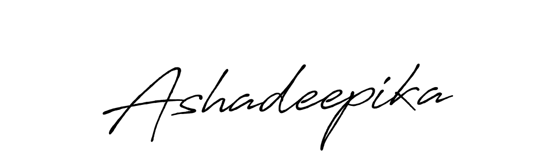 Use a signature maker to create a handwritten signature online. With this signature software, you can design (Antro_Vectra_Bolder) your own signature for name Ashadeepika. Ashadeepika signature style 7 images and pictures png