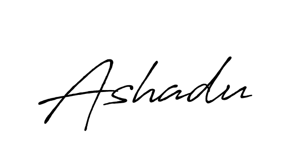 Create a beautiful signature design for name Ashadu. With this signature (Antro_Vectra_Bolder) fonts, you can make a handwritten signature for free. Ashadu signature style 7 images and pictures png