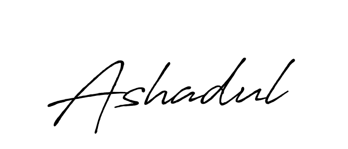 How to make Ashadul name signature. Use Antro_Vectra_Bolder style for creating short signs online. This is the latest handwritten sign. Ashadul signature style 7 images and pictures png