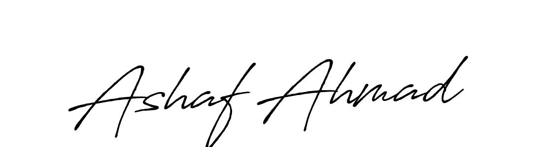 Make a beautiful signature design for name Ashaf Ahmad. With this signature (Antro_Vectra_Bolder) style, you can create a handwritten signature for free. Ashaf Ahmad signature style 7 images and pictures png