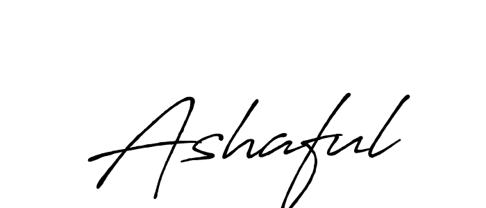 How to make Ashaful signature? Antro_Vectra_Bolder is a professional autograph style. Create handwritten signature for Ashaful name. Ashaful signature style 7 images and pictures png