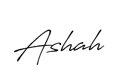 Also You can easily find your signature by using the search form. We will create Ashah name handwritten signature images for you free of cost using Antro_Vectra_Bolder sign style. Ashah signature style 7 images and pictures png