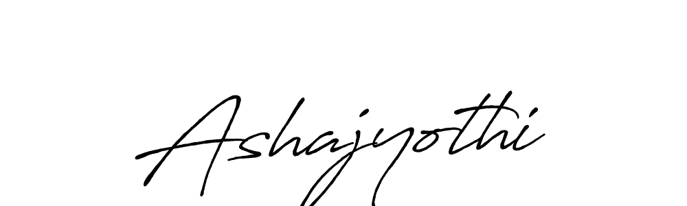 Make a beautiful signature design for name Ashajyothi. With this signature (Antro_Vectra_Bolder) style, you can create a handwritten signature for free. Ashajyothi signature style 7 images and pictures png