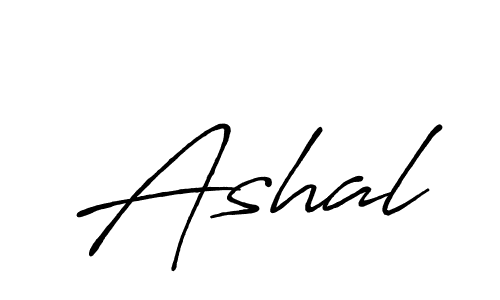 Similarly Antro_Vectra_Bolder is the best handwritten signature design. Signature creator online .You can use it as an online autograph creator for name Ashal. Ashal signature style 7 images and pictures png