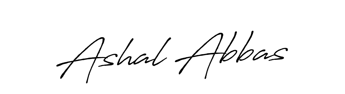 Make a beautiful signature design for name Ashal Abbas. Use this online signature maker to create a handwritten signature for free. Ashal Abbas signature style 7 images and pictures png