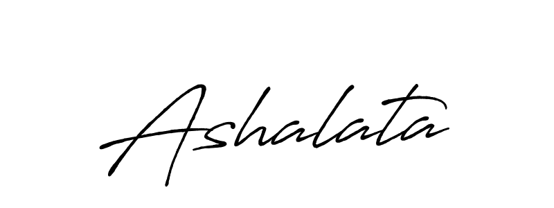 Use a signature maker to create a handwritten signature online. With this signature software, you can design (Antro_Vectra_Bolder) your own signature for name Ashalata. Ashalata signature style 7 images and pictures png