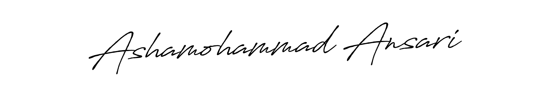 Make a beautiful signature design for name Ashamohammad Ansari. Use this online signature maker to create a handwritten signature for free. Ashamohammad Ansari signature style 7 images and pictures png