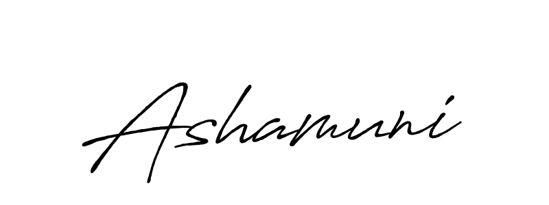 Also You can easily find your signature by using the search form. We will create Ashamuni name handwritten signature images for you free of cost using Antro_Vectra_Bolder sign style. Ashamuni signature style 7 images and pictures png