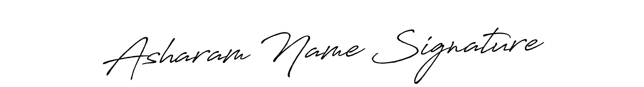 Design your own signature with our free online signature maker. With this signature software, you can create a handwritten (Antro_Vectra_Bolder) signature for name Asharam Name Signature. Asharam Name Signature signature style 7 images and pictures png