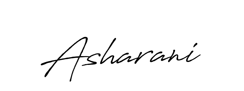 Asharani stylish signature style. Best Handwritten Sign (Antro_Vectra_Bolder) for my name. Handwritten Signature Collection Ideas for my name Asharani. Asharani signature style 7 images and pictures png