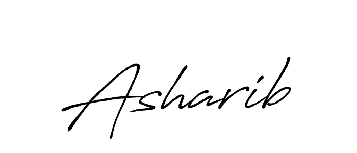 Make a beautiful signature design for name Asharib. With this signature (Antro_Vectra_Bolder) style, you can create a handwritten signature for free. Asharib signature style 7 images and pictures png