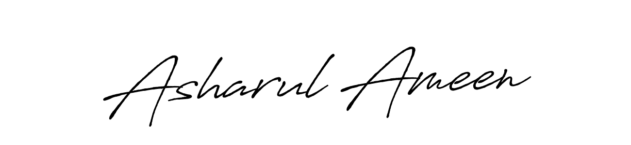 You can use this online signature creator to create a handwritten signature for the name Asharul Ameen. This is the best online autograph maker. Asharul Ameen signature style 7 images and pictures png
