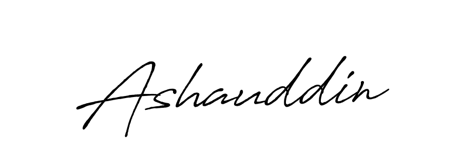 Create a beautiful signature design for name Ashauddin. With this signature (Antro_Vectra_Bolder) fonts, you can make a handwritten signature for free. Ashauddin signature style 7 images and pictures png