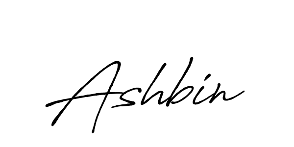 How to make Ashbin signature? Antro_Vectra_Bolder is a professional autograph style. Create handwritten signature for Ashbin name. Ashbin signature style 7 images and pictures png