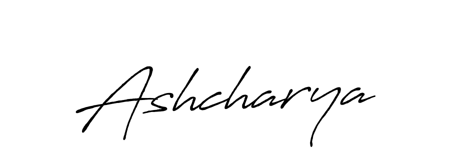 Design your own signature with our free online signature maker. With this signature software, you can create a handwritten (Antro_Vectra_Bolder) signature for name Ashcharya. Ashcharya signature style 7 images and pictures png