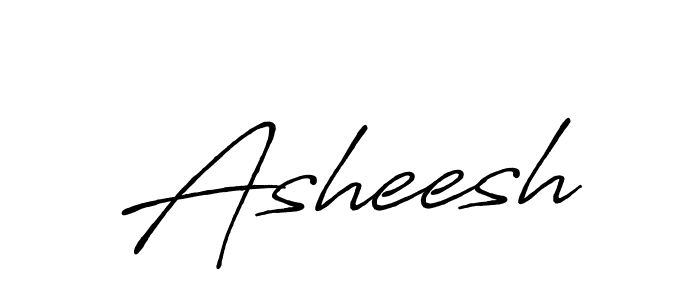 Also we have Asheesh name is the best signature style. Create professional handwritten signature collection using Antro_Vectra_Bolder autograph style. Asheesh signature style 7 images and pictures png