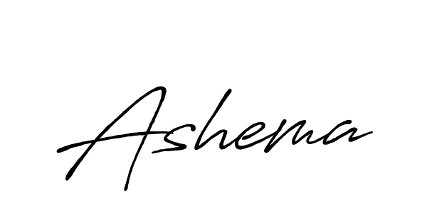 Ashema stylish signature style. Best Handwritten Sign (Antro_Vectra_Bolder) for my name. Handwritten Signature Collection Ideas for my name Ashema. Ashema signature style 7 images and pictures png