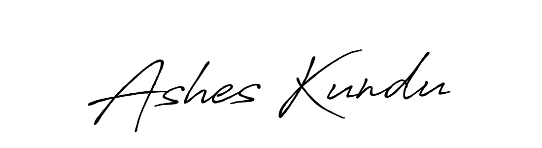 Ashes Kundu stylish signature style. Best Handwritten Sign (Antro_Vectra_Bolder) for my name. Handwritten Signature Collection Ideas for my name Ashes Kundu. Ashes Kundu signature style 7 images and pictures png