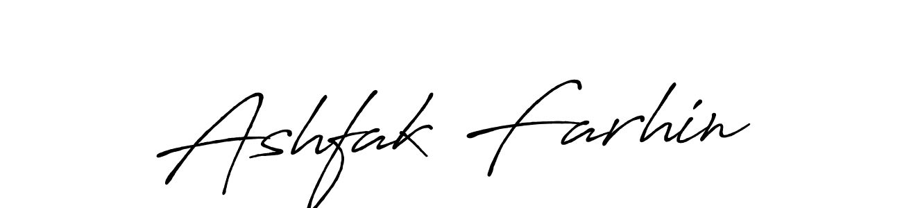 Make a short Ashfak Farhin signature style. Manage your documents anywhere anytime using Antro_Vectra_Bolder. Create and add eSignatures, submit forms, share and send files easily. Ashfak Farhin signature style 7 images and pictures png