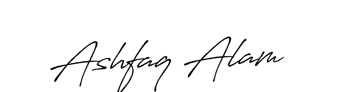 Use a signature maker to create a handwritten signature online. With this signature software, you can design (Antro_Vectra_Bolder) your own signature for name Ashfaq Alam. Ashfaq Alam signature style 7 images and pictures png