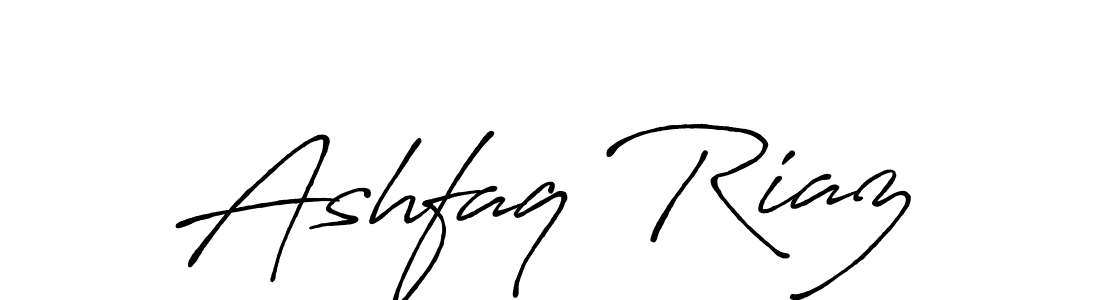 Also we have Ashfaq Riaz name is the best signature style. Create professional handwritten signature collection using Antro_Vectra_Bolder autograph style. Ashfaq Riaz signature style 7 images and pictures png