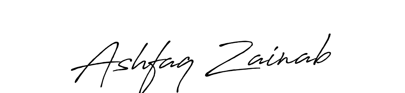 Best and Professional Signature Style for Ashfaq Zainab. Antro_Vectra_Bolder Best Signature Style Collection. Ashfaq Zainab signature style 7 images and pictures png