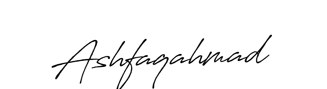 How to make Ashfaqahmad name signature. Use Antro_Vectra_Bolder style for creating short signs online. This is the latest handwritten sign. Ashfaqahmad signature style 7 images and pictures png