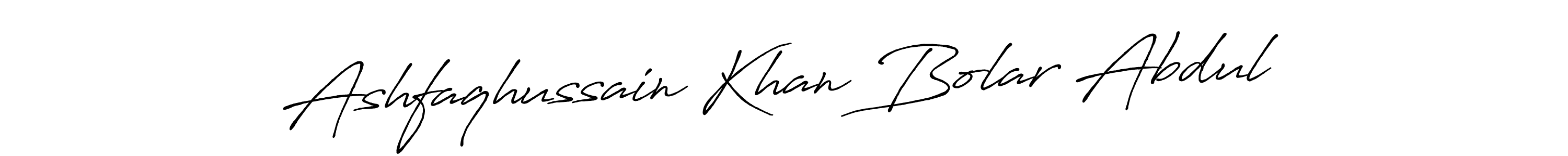 Use a signature maker to create a handwritten signature online. With this signature software, you can design (Antro_Vectra_Bolder) your own signature for name Ashfaqhussain Khan Bolar Abdul. Ashfaqhussain Khan Bolar Abdul signature style 7 images and pictures png