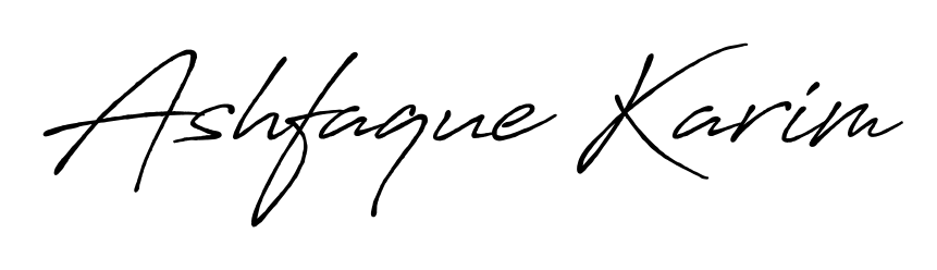 If you are searching for the best signature style for your name Ashfaque Karim, here we have designed multiple signature styles using Antro_Vectra_Bolder. Ashfaque Karim signature style 7 images and pictures png