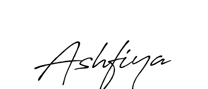 How to make Ashfiya name signature. Use Antro_Vectra_Bolder style for creating short signs online. This is the latest handwritten sign. Ashfiya signature style 7 images and pictures png