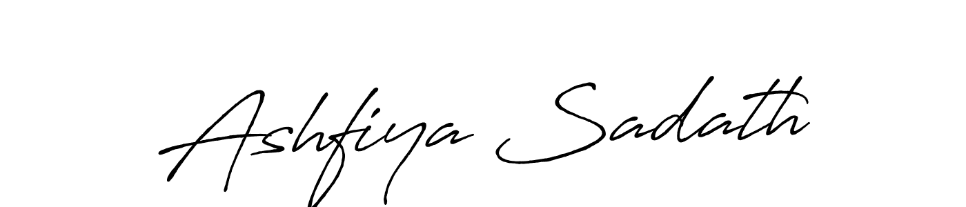 It looks lik you need a new signature style for name Ashfiya Sadath. Design unique handwritten (Antro_Vectra_Bolder) signature with our free signature maker in just a few clicks. Ashfiya Sadath signature style 7 images and pictures png