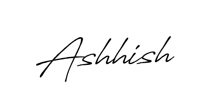 Design your own signature with our free online signature maker. With this signature software, you can create a handwritten (Antro_Vectra_Bolder) signature for name Ashhish. Ashhish signature style 7 images and pictures png