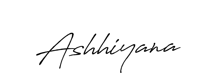 Design your own signature with our free online signature maker. With this signature software, you can create a handwritten (Antro_Vectra_Bolder) signature for name Ashhiyana. Ashhiyana signature style 7 images and pictures png