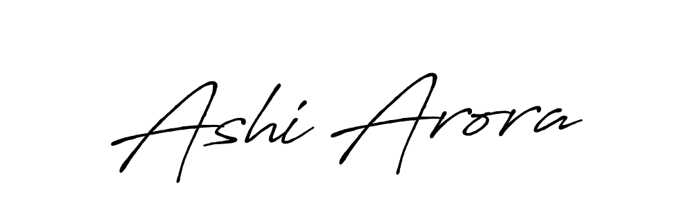 The best way (Antro_Vectra_Bolder) to make a short signature is to pick only two or three words in your name. The name Ashi Arora include a total of six letters. For converting this name. Ashi Arora signature style 7 images and pictures png