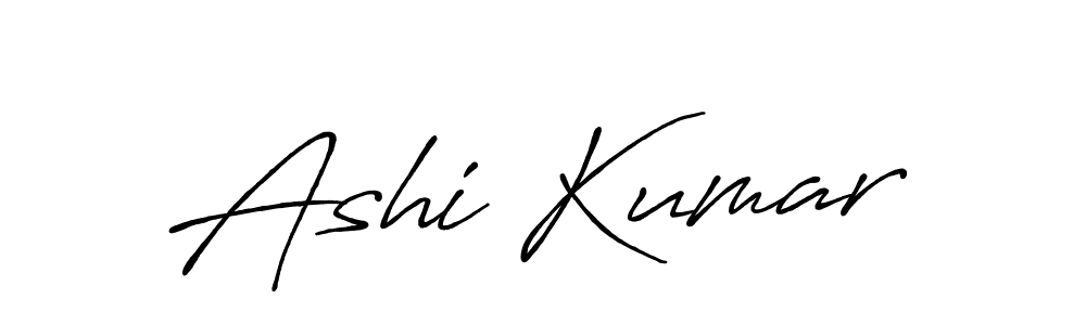 Ashi Kumar stylish signature style. Best Handwritten Sign (Antro_Vectra_Bolder) for my name. Handwritten Signature Collection Ideas for my name Ashi Kumar. Ashi Kumar signature style 7 images and pictures png
