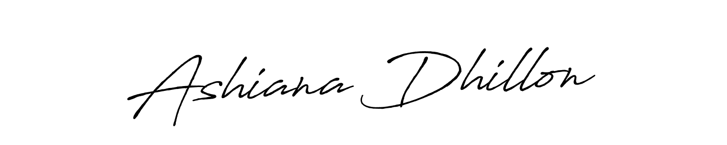 How to make Ashiana Dhillon signature? Antro_Vectra_Bolder is a professional autograph style. Create handwritten signature for Ashiana Dhillon name. Ashiana Dhillon signature style 7 images and pictures png