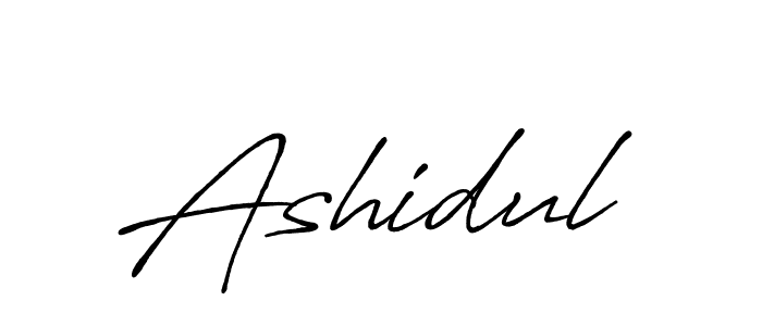 How to make Ashidul name signature. Use Antro_Vectra_Bolder style for creating short signs online. This is the latest handwritten sign. Ashidul signature style 7 images and pictures png