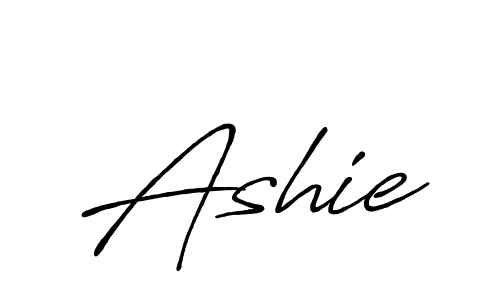 Design your own signature with our free online signature maker. With this signature software, you can create a handwritten (Antro_Vectra_Bolder) signature for name Ashie. Ashie signature style 7 images and pictures png