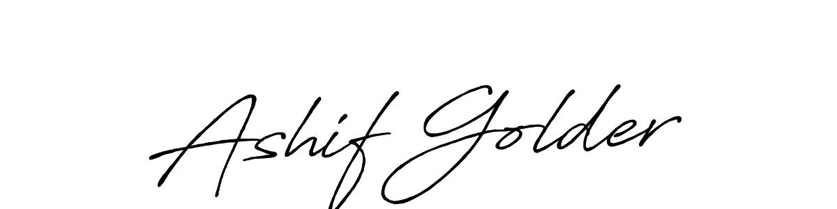 It looks lik you need a new signature style for name Ashif Golder. Design unique handwritten (Antro_Vectra_Bolder) signature with our free signature maker in just a few clicks. Ashif Golder signature style 7 images and pictures png