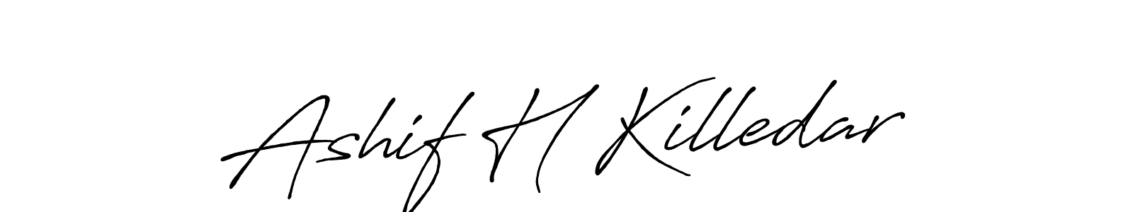 Once you've used our free online signature maker to create your best signature Antro_Vectra_Bolder style, it's time to enjoy all of the benefits that Ashif H Killedar name signing documents. Ashif H Killedar signature style 7 images and pictures png