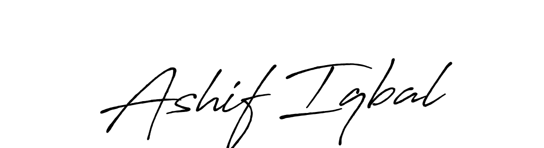 How to make Ashif Iqbal signature? Antro_Vectra_Bolder is a professional autograph style. Create handwritten signature for Ashif Iqbal name. Ashif Iqbal signature style 7 images and pictures png