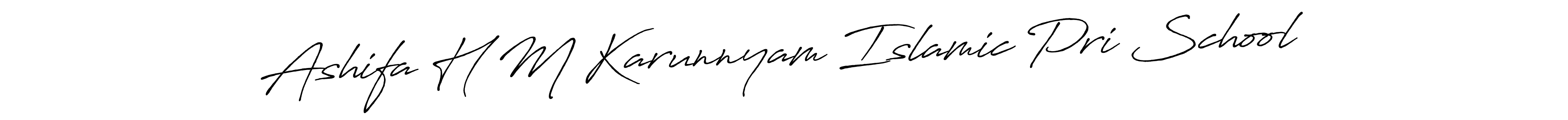 It looks lik you need a new signature style for name Ashifa H M Karunnyam Islamic Pri School. Design unique handwritten (Antro_Vectra_Bolder) signature with our free signature maker in just a few clicks. Ashifa H M Karunnyam Islamic Pri School signature style 7 images and pictures png