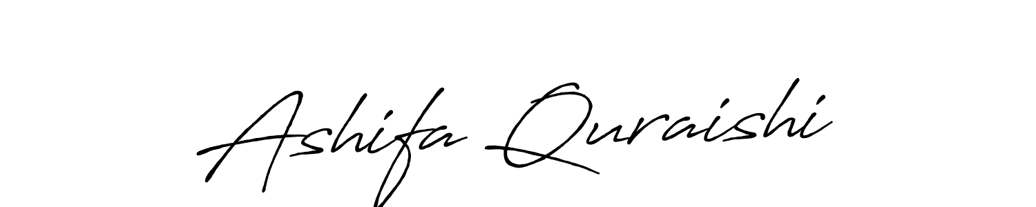 Use a signature maker to create a handwritten signature online. With this signature software, you can design (Antro_Vectra_Bolder) your own signature for name Ashifa Quraishi. Ashifa Quraishi signature style 7 images and pictures png