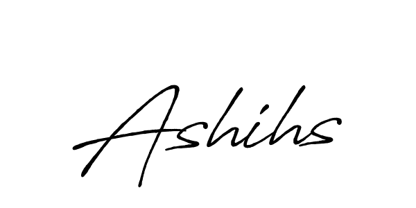Similarly Antro_Vectra_Bolder is the best handwritten signature design. Signature creator online .You can use it as an online autograph creator for name Ashihs. Ashihs signature style 7 images and pictures png