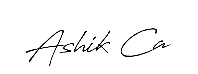 You should practise on your own different ways (Antro_Vectra_Bolder) to write your name (Ashik Ca) in signature. don't let someone else do it for you. Ashik Ca signature style 7 images and pictures png