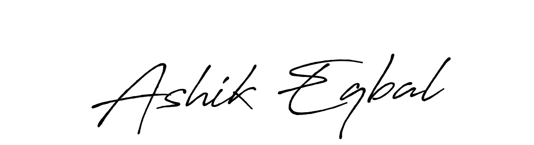 It looks lik you need a new signature style for name Ashik Eqbal. Design unique handwritten (Antro_Vectra_Bolder) signature with our free signature maker in just a few clicks. Ashik Eqbal signature style 7 images and pictures png