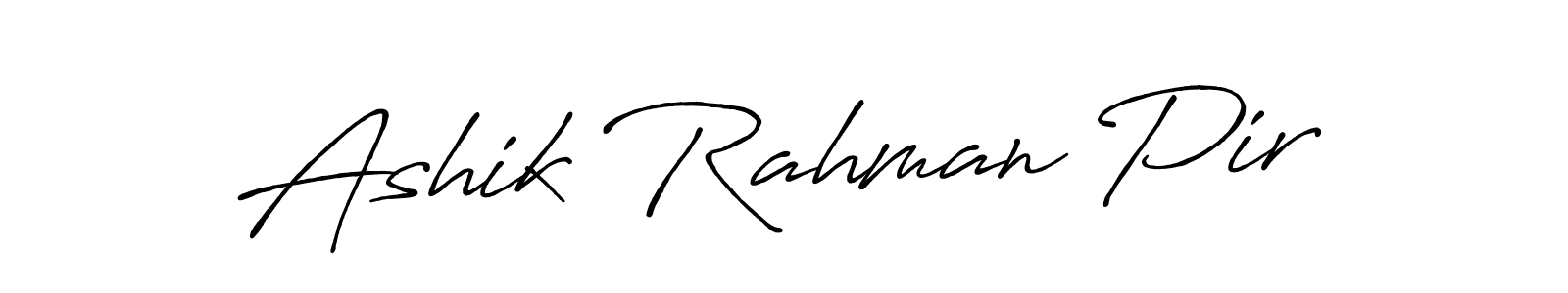 Ashik Rahman Pir stylish signature style. Best Handwritten Sign (Antro_Vectra_Bolder) for my name. Handwritten Signature Collection Ideas for my name Ashik Rahman Pir. Ashik Rahman Pir signature style 7 images and pictures png