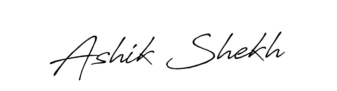 Also You can easily find your signature by using the search form. We will create Ashik Shekh name handwritten signature images for you free of cost using Antro_Vectra_Bolder sign style. Ashik Shekh signature style 7 images and pictures png