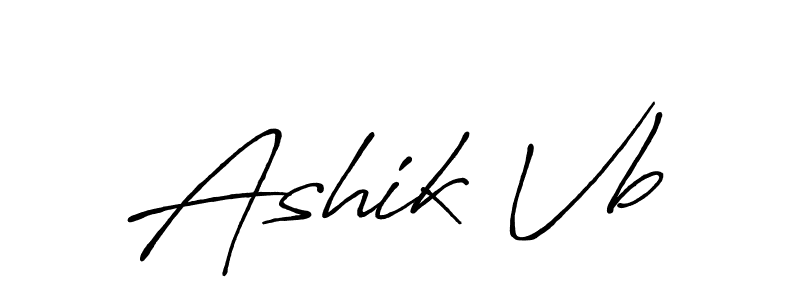 Make a beautiful signature design for name Ashik Vb. Use this online signature maker to create a handwritten signature for free. Ashik Vb signature style 7 images and pictures png